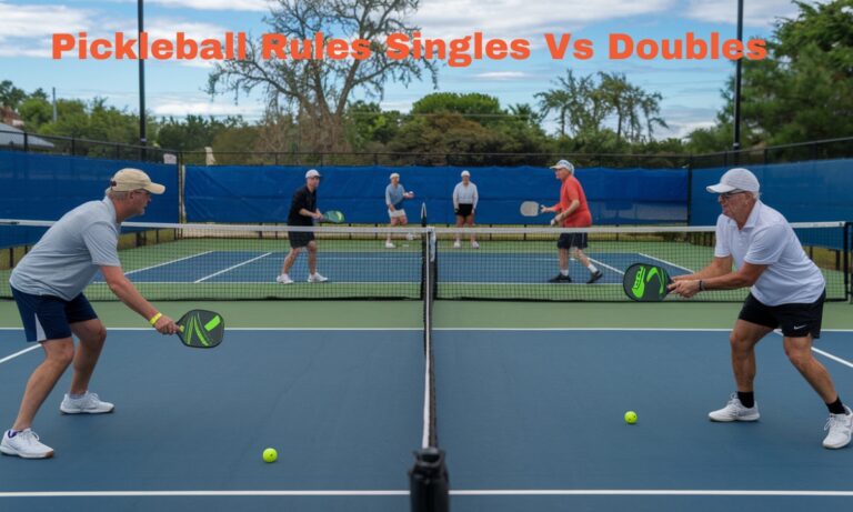 Pickleball Rules Singles Vs Doubles