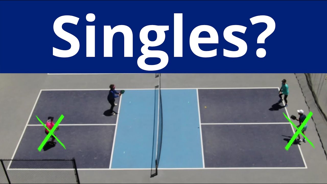 Can You Play Pickleball Singles