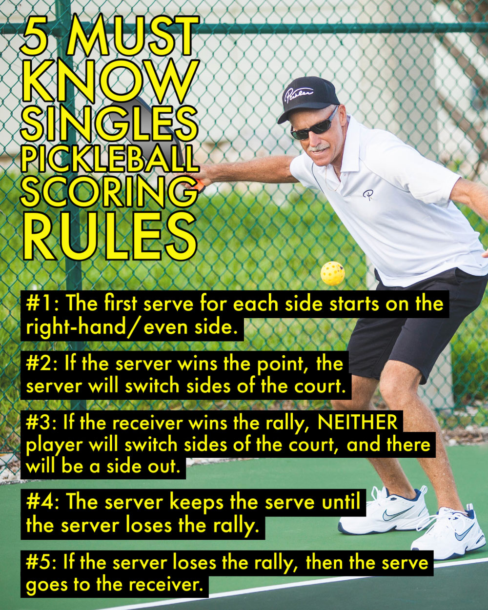 How to Play Singles Pickleball