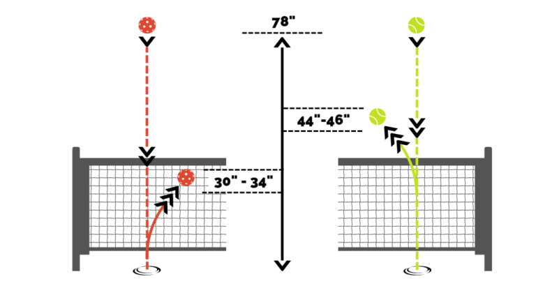 Pickleball Net Vs Tennis Net