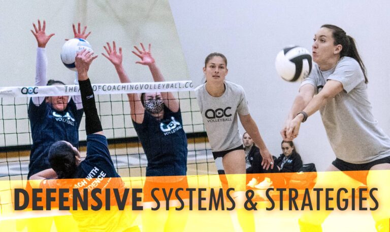 How To Play Back Row Defense In Volleyball