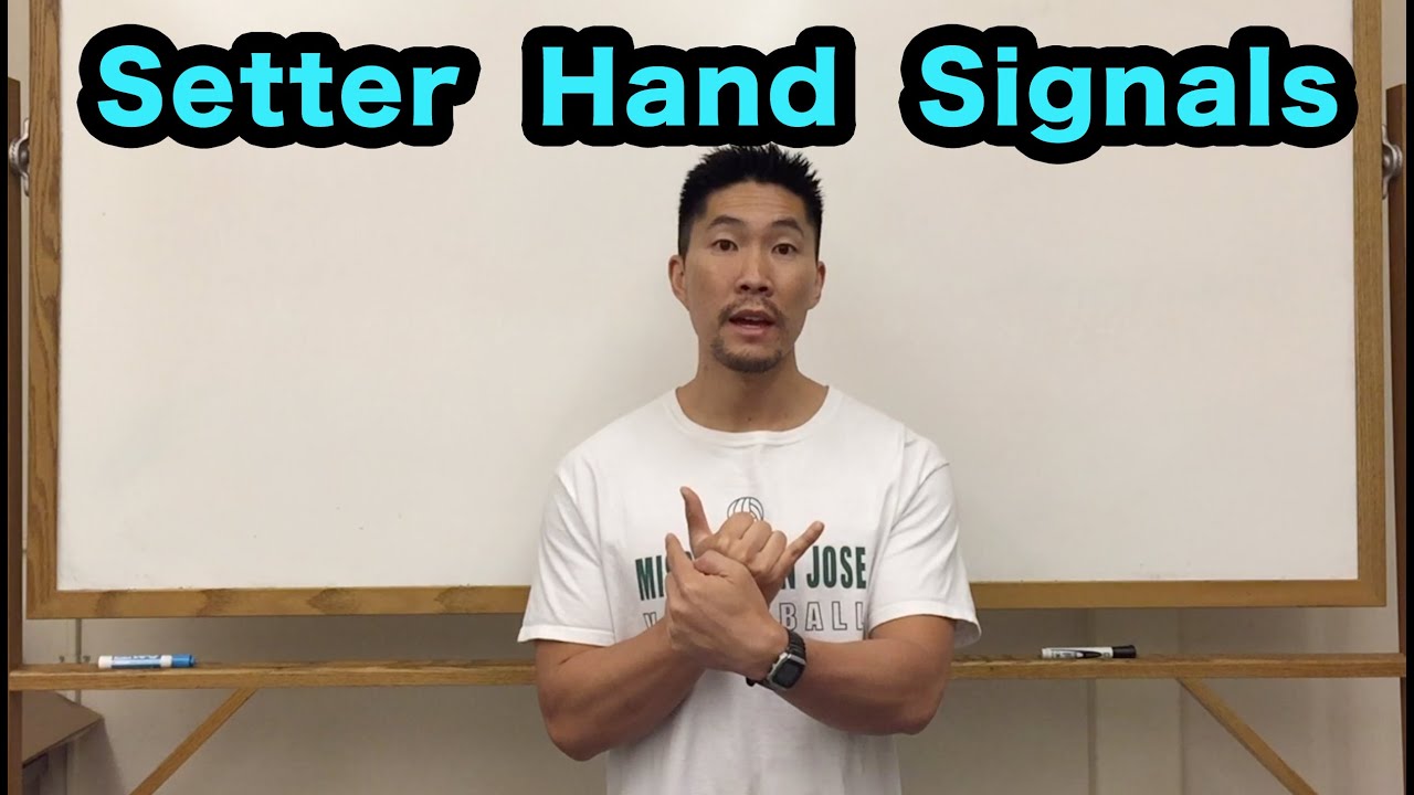 Volleyball Setter Hand Signals