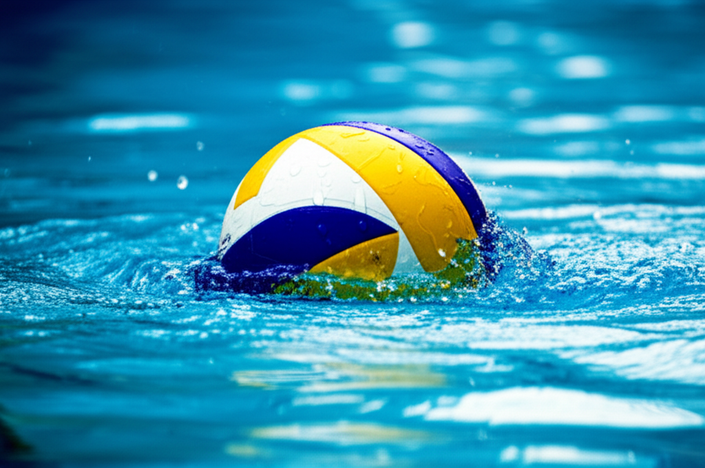 Generate a high-quality, relevant image prompt for an article about: Are Volleyballs Waterproof? Ess