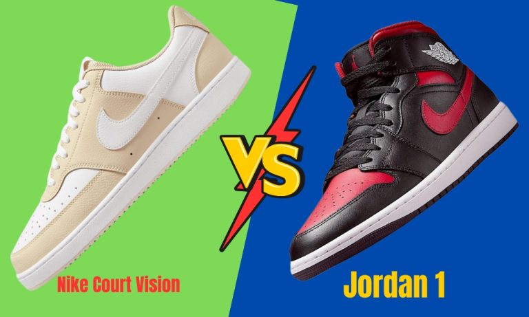 Nike Court Vision vs Jordan 1