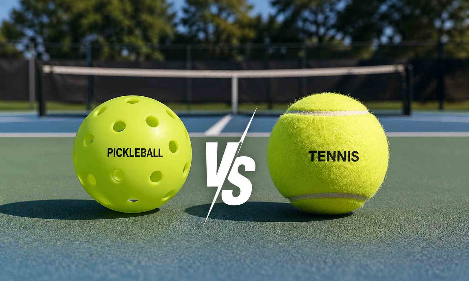 Pickleball Vs Tennis Ball