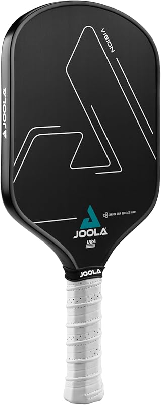 JOOLA Vision Pickleball Paddle with Textured Carbon Grip for Max Spin,