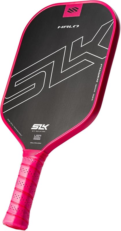 Selkirk SLK Halo Raw Carbon Pickleball Paddle: Choose T700 Power, 18k