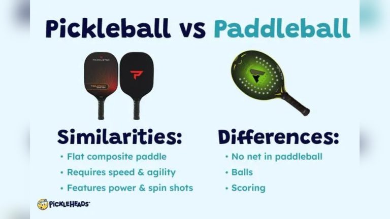 What'S the Difference between Pickleball And Paddle Ball