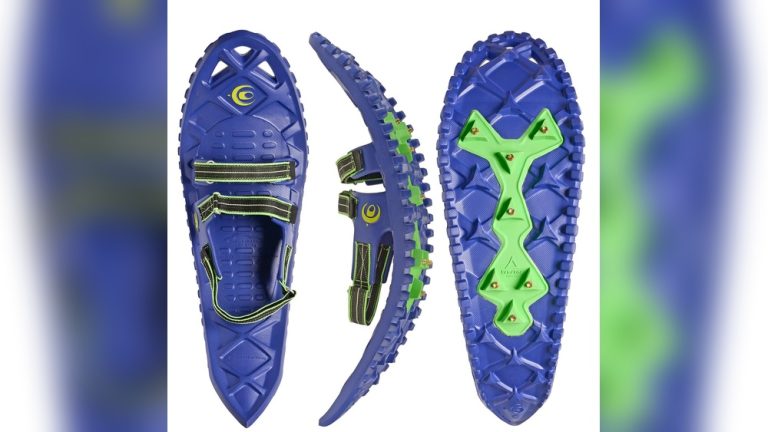 Running in the Snow Shoes