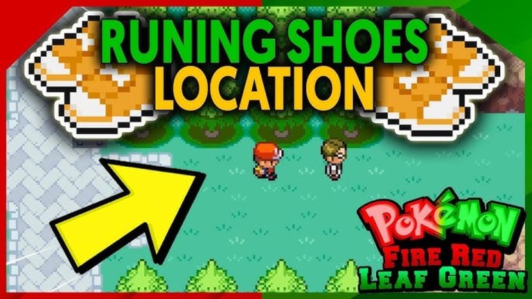 Running Shoes Fire Red Leaf Green