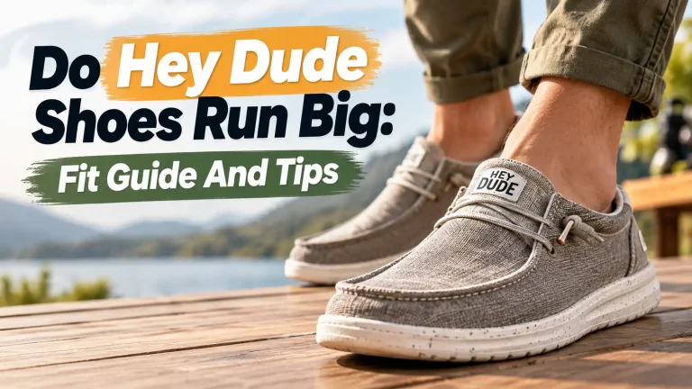 Do Hey Dude Shoes Run Big