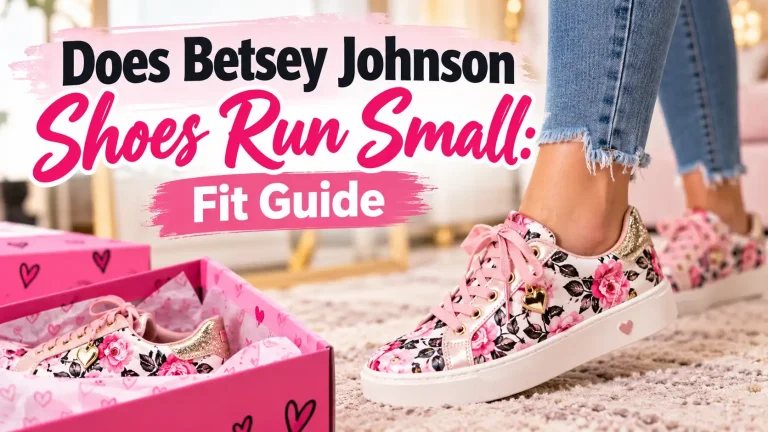 Does Betsey Johnson Shoes Run Small
